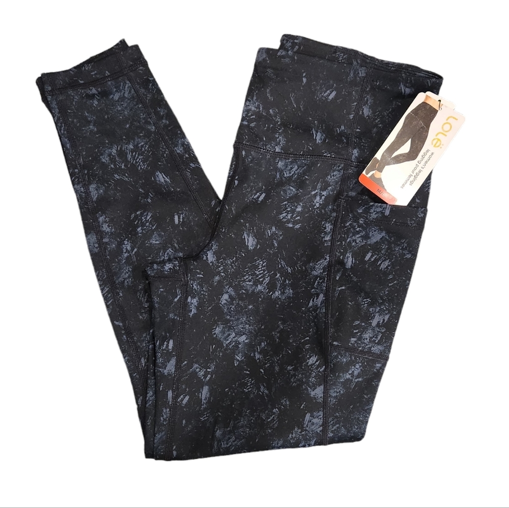 Lolë Women's Leggings - Blue/Navy Design